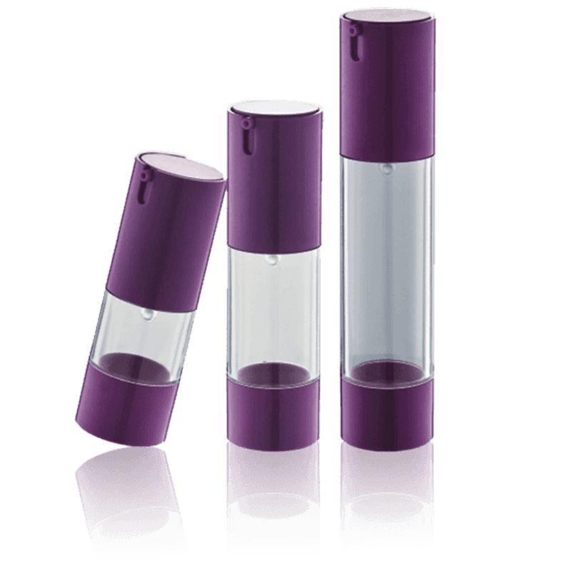 Flacone airless in vetro da 15 ml 30 ml 50 ml per cosmetici HS-007A