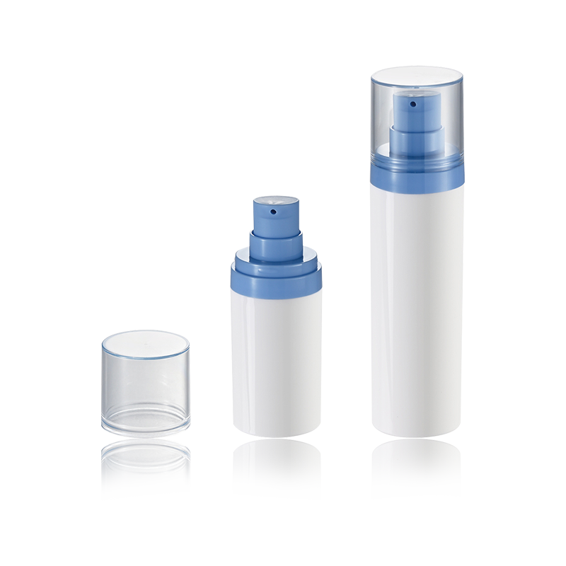 Contenitore per pompa cosmetica per bottiglia di lozione airless a vite da 15 ml 30 ml HS-012B