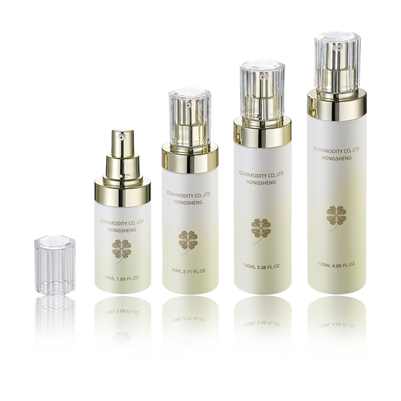 Bottiglia airless al tocco sensibile alla luce da 50 ml-120 ml-HS-017F