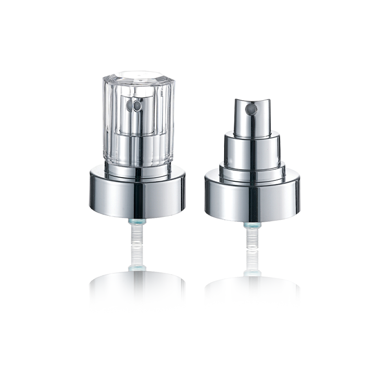 Testa della pompa cosmetica con finitura a specchio Distributore di liquidi-HY24B-55